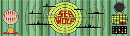 Arcade Cabinet Marquee for Sea Wolf.