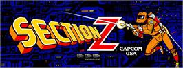 Arcade Cabinet Marquee for Section Z.