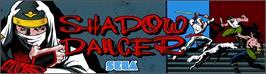 Arcade Cabinet Marquee for Shadow Dancer.