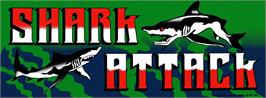 Arcade Cabinet Marquee for Shark Attack.