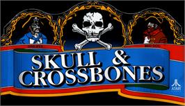 Arcade Cabinet Marquee for Skull & Crossbones.