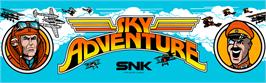 Arcade Cabinet Marquee for Sky Adventure.