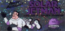 Arcade Cabinet Marquee for Solar Jetman.