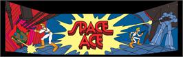 Arcade Cabinet Marquee for Space Ace.