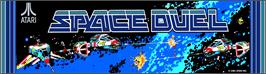 Arcade Cabinet Marquee for Space Duel.