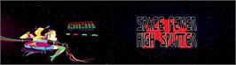 Arcade Cabinet Marquee for Space Fever High Splitter.