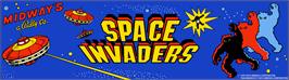Arcade Cabinet Marquee for Space Invaders / Space Invaders M.