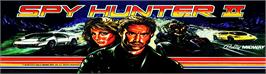 Arcade Cabinet Marquee for Spy Hunter 2.