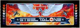 Arcade Cabinet Marquee for Steel Talons.
