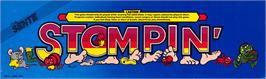 Arcade Cabinet Marquee for Stompin'.