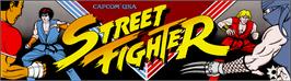 Arcade Cabinet Marquee for Street Fighter.