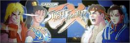 Arcade Cabinet Marquee for Street Fighter EX.