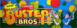 Arcade Cabinet Marquee for Super Buster Bros..