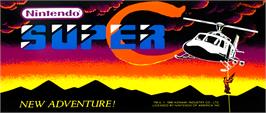 Arcade Cabinet Marquee for Super C.