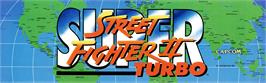 Arcade Cabinet Marquee for Super Street Fighter II Turbo.