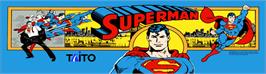 Arcade Cabinet Marquee for Superman.