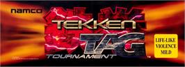 Arcade Cabinet Marquee for Tekken Tag Tournament.