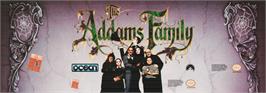 Arcade Cabinet Marquee for The Addams Family.