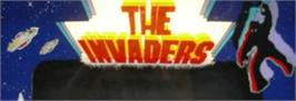 Arcade Cabinet Marquee for The Invaders.