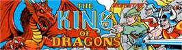 Arcade Cabinet Marquee for The King of Dragons.