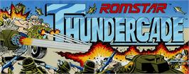 Arcade Cabinet Marquee for Thundercade / Twin Formation.