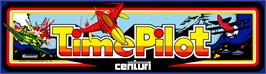Arcade Cabinet Marquee for Time Pilot.