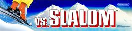 Arcade Cabinet Marquee for Vs. Slalom.
