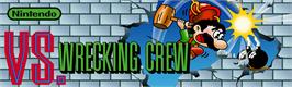 Arcade Cabinet Marquee for Vs. Wrecking Crew.