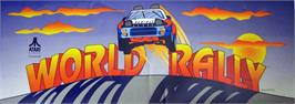 Arcade Cabinet Marquee for World Rally.