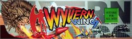 Arcade Cabinet Marquee for Wyvern Wings.