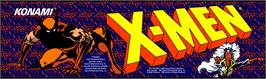 Arcade Cabinet Marquee for X-Men.