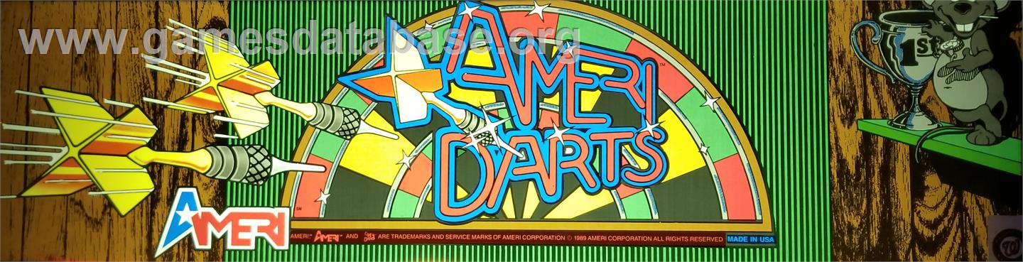 AmeriDarts - Arcade - Artwork - Marquee