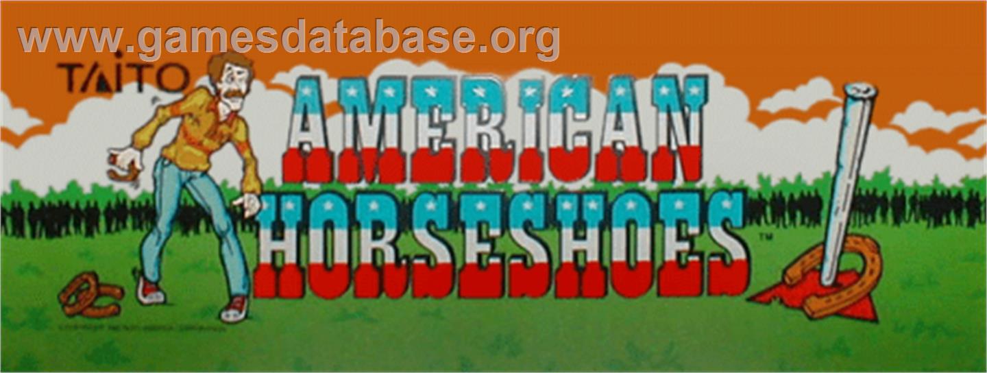 American Horseshoes - Arcade - Artwork - Marquee