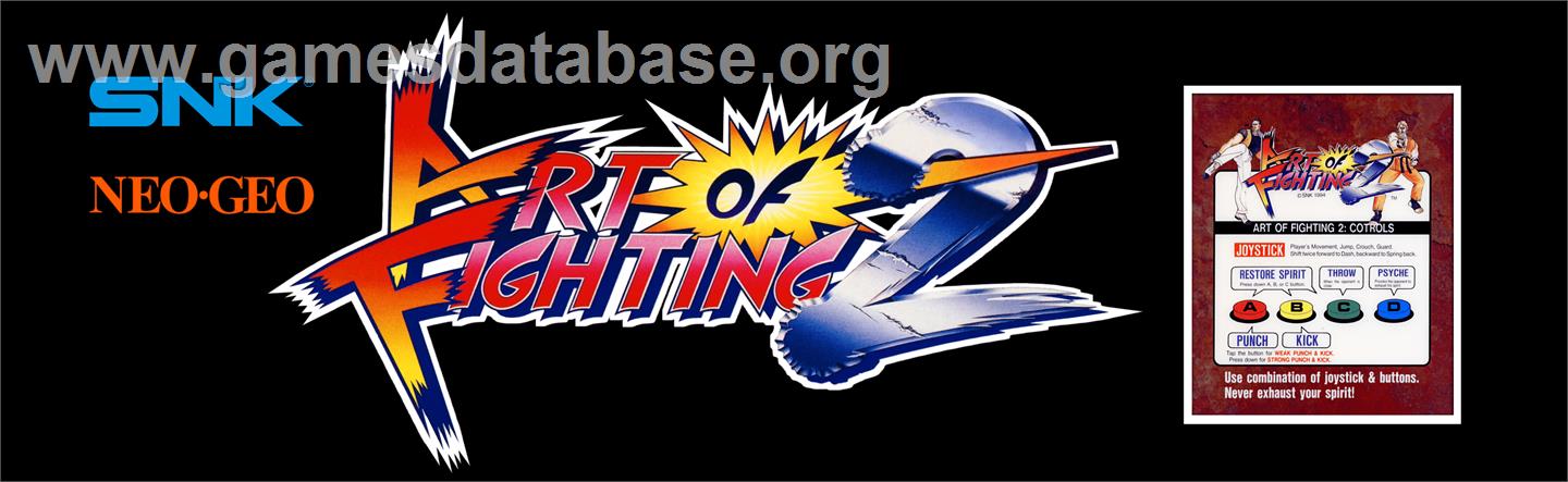 Art of Fighting 2 / Ryuuko no Ken 2 - Arcade - Artwork - Marquee