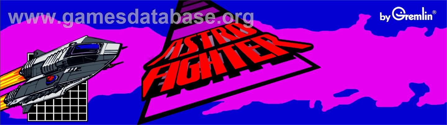 Astro Fighter - Arcade - Artwork - Marquee