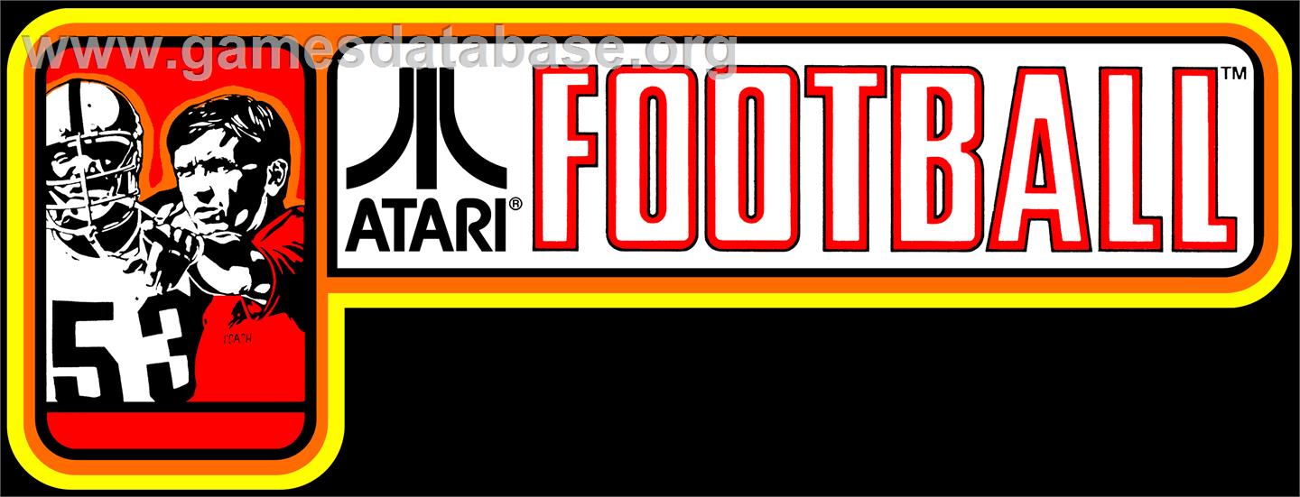 Atari Football - Arcade - Artwork - Marquee