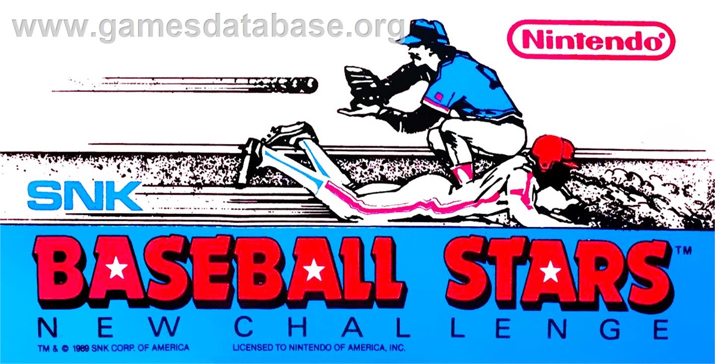 Baseball Stars: Be a Champ! - Arcade - Artwork - Marquee