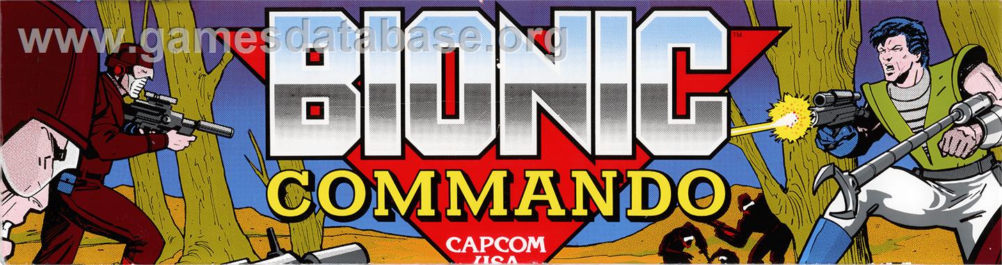Bionic Commando - Arcade - Artwork - Marquee