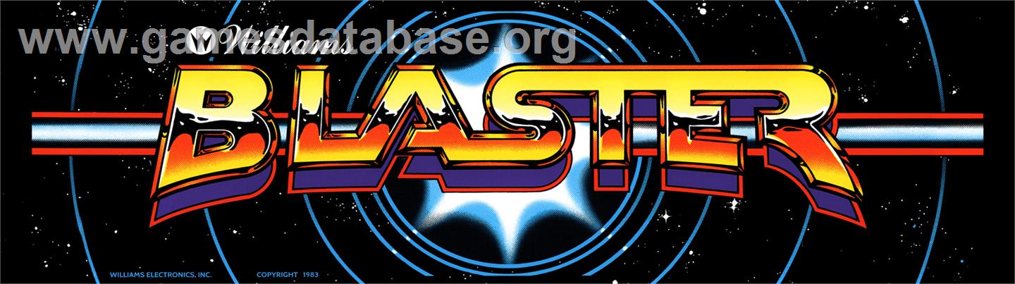 Blaster - Arcade - Artwork - Marquee