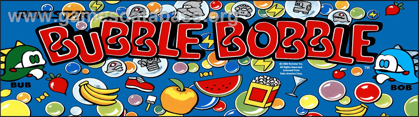 Bobble Bobble - Arcade - Artwork - Marquee