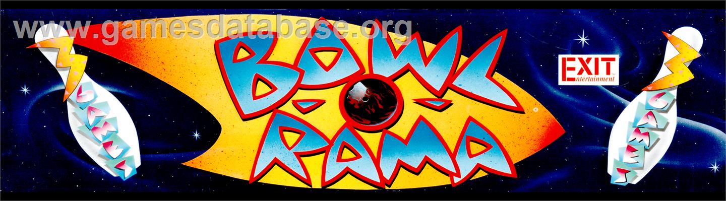 Bowl-O-Rama - Arcade - Artwork - Marquee