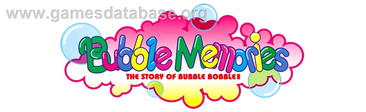 Bubble Memories: The Story Of Bubble Bobble III - Arcade - Artwork - Marquee