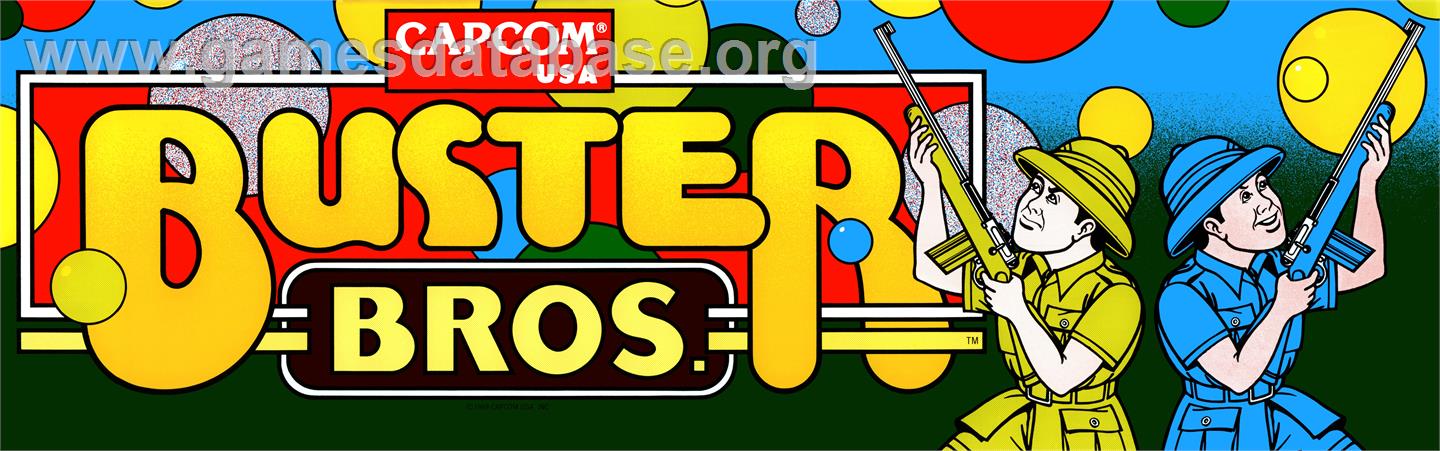 Buster Bros. - Arcade - Artwork - Marquee