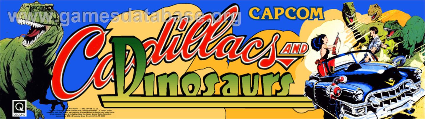 Cadillacs and Dinosaurs - Arcade - Artwork - Marquee