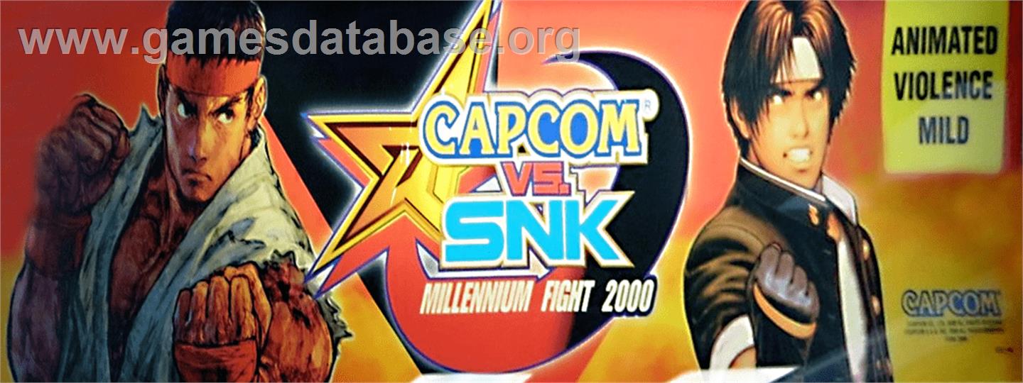 Capcom Vs. SNK Millennium Fight 2000 - Arcade - Artwork - Marquee