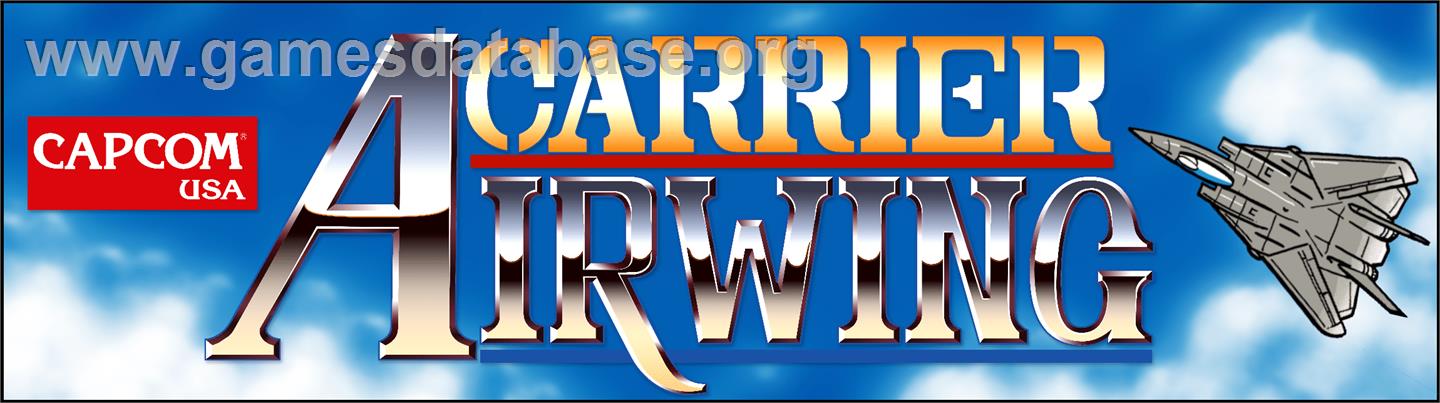Carrier Air Wing - Arcade - Artwork - Marquee
