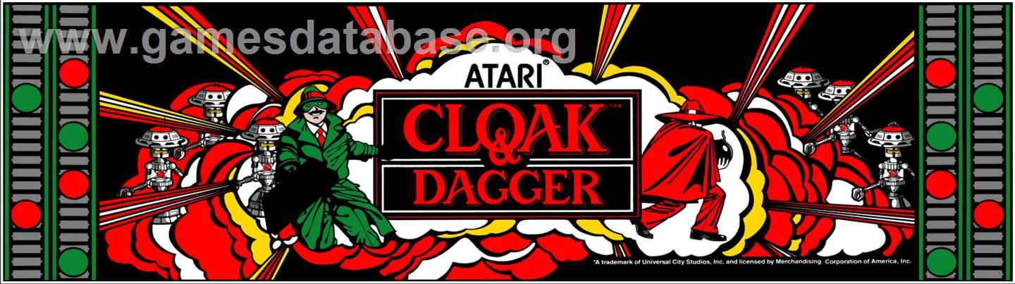 Cloak & Dagger - Arcade - Artwork - Marquee