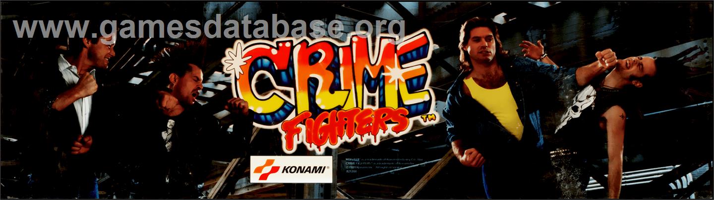 Crime Fighters - Arcade - Artwork - Marquee