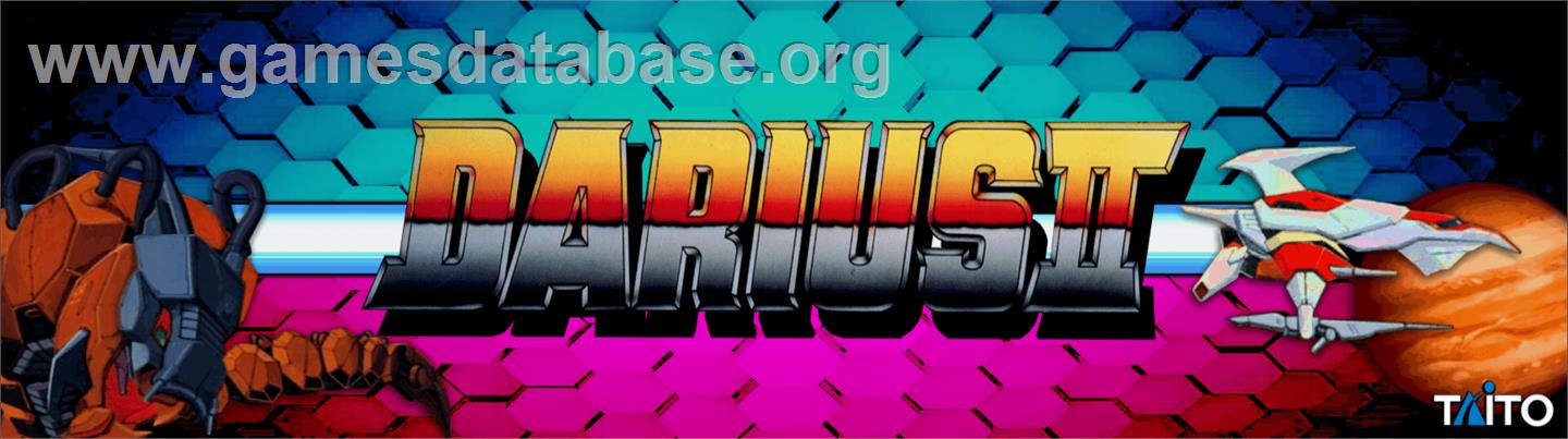 Darius II - Arcade - Artwork - Marquee