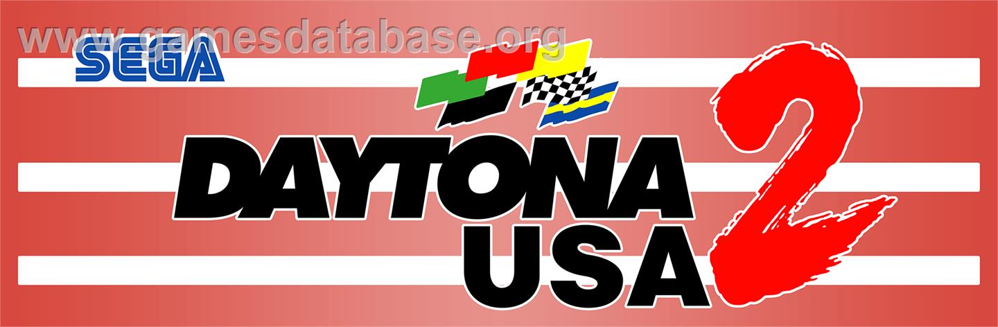 Daytona USA 2 - Arcade - Artwork - Marquee